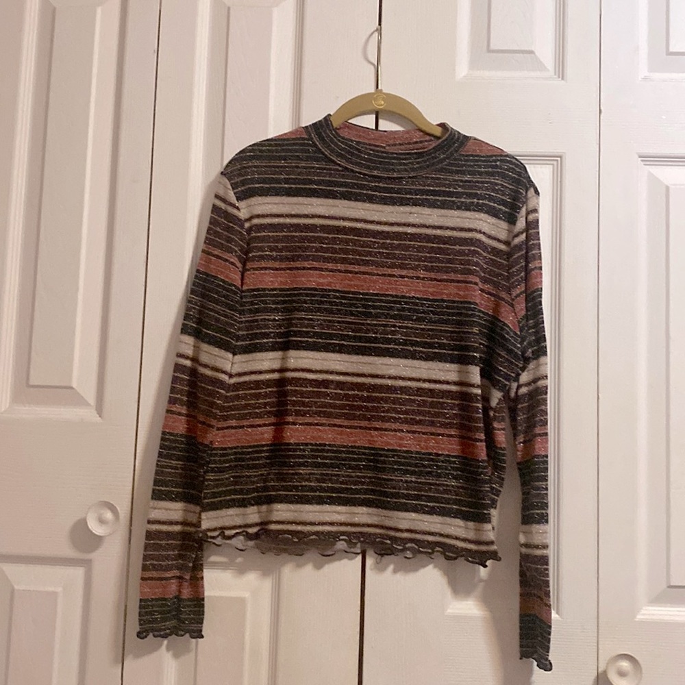 Striped crop top